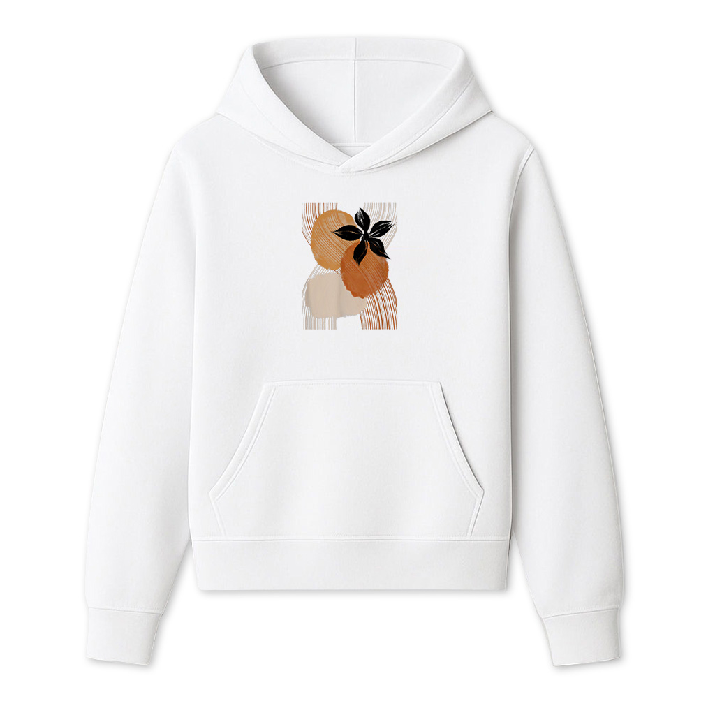 Abstract Shapes Mid Century Art Minimalist Boho Touch Hoodie