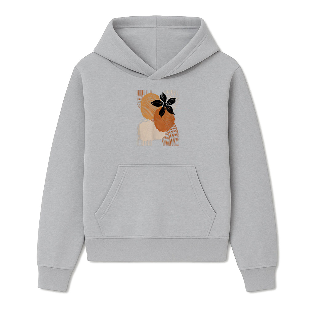 Abstract Shapes Mid Century Art Minimalist Boho Touch Hoodie - Image 4