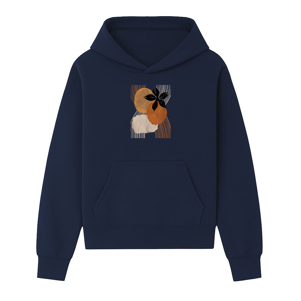 Abstract Shapes Mid Century Art Minimalist Boho Touch Hoodie - Image 5