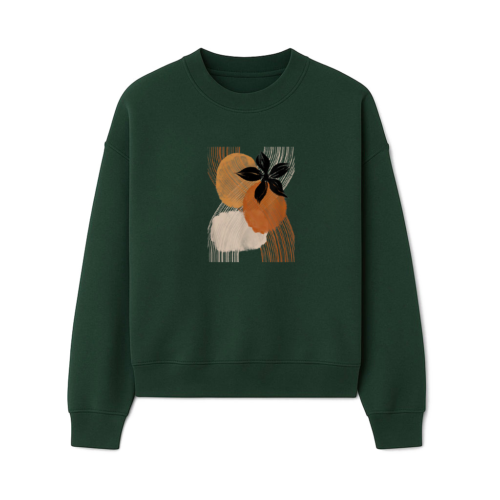 Abstract Shapes Mid Century Art Minimalist Boho Touch Sweatshirts - Image 3