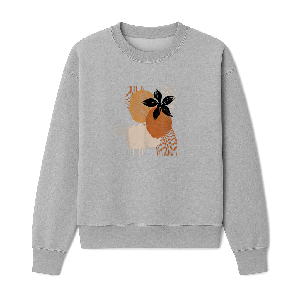 Abstract Shapes Mid Century Art Minimalist Boho Touch Sweatshirts - Image 4