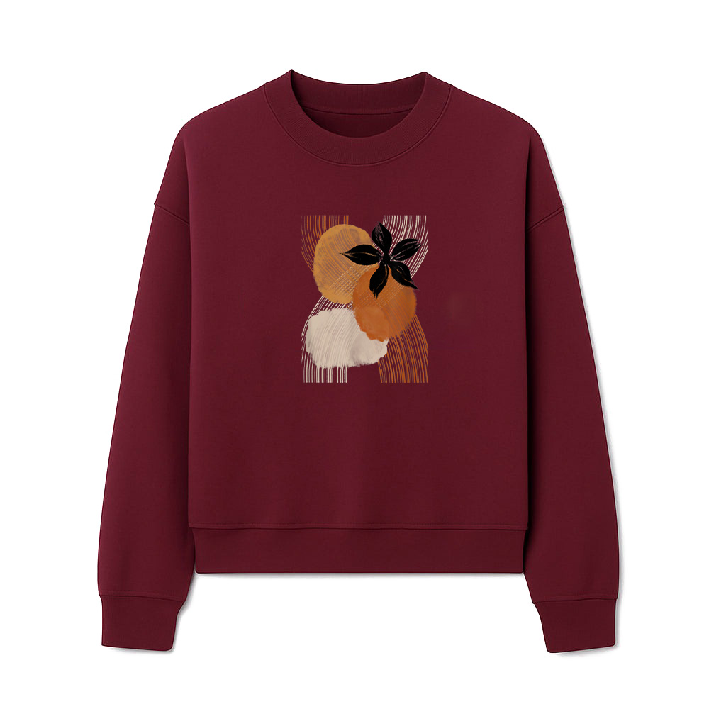 Abstract Shapes Mid Century Art Minimalist Boho Touch Sweatshirts - Image 6