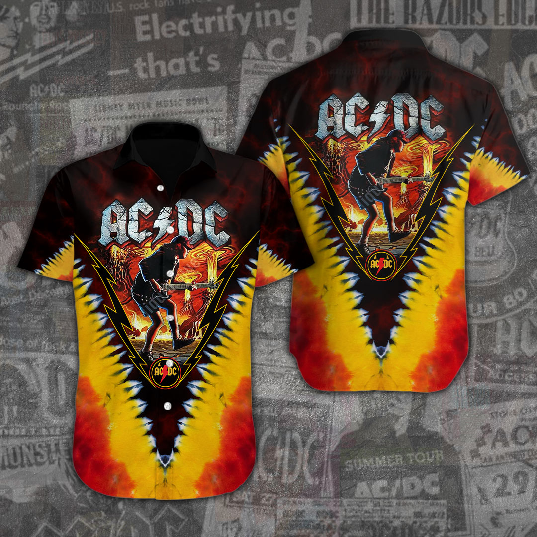 AC DC Music Hawaiian Shirt Gifts For Fans