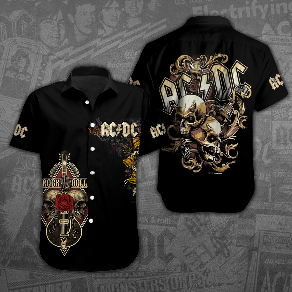 AC DC Music Hawaiian Shirt Gifts For Fans