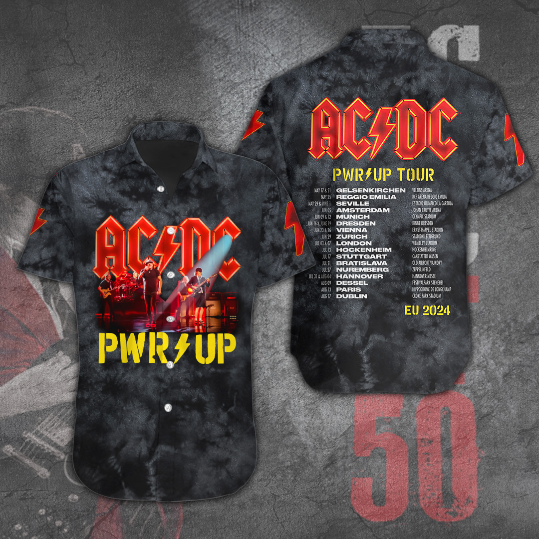 AC DC Music Hawaiian Shirt Gifts For Fans