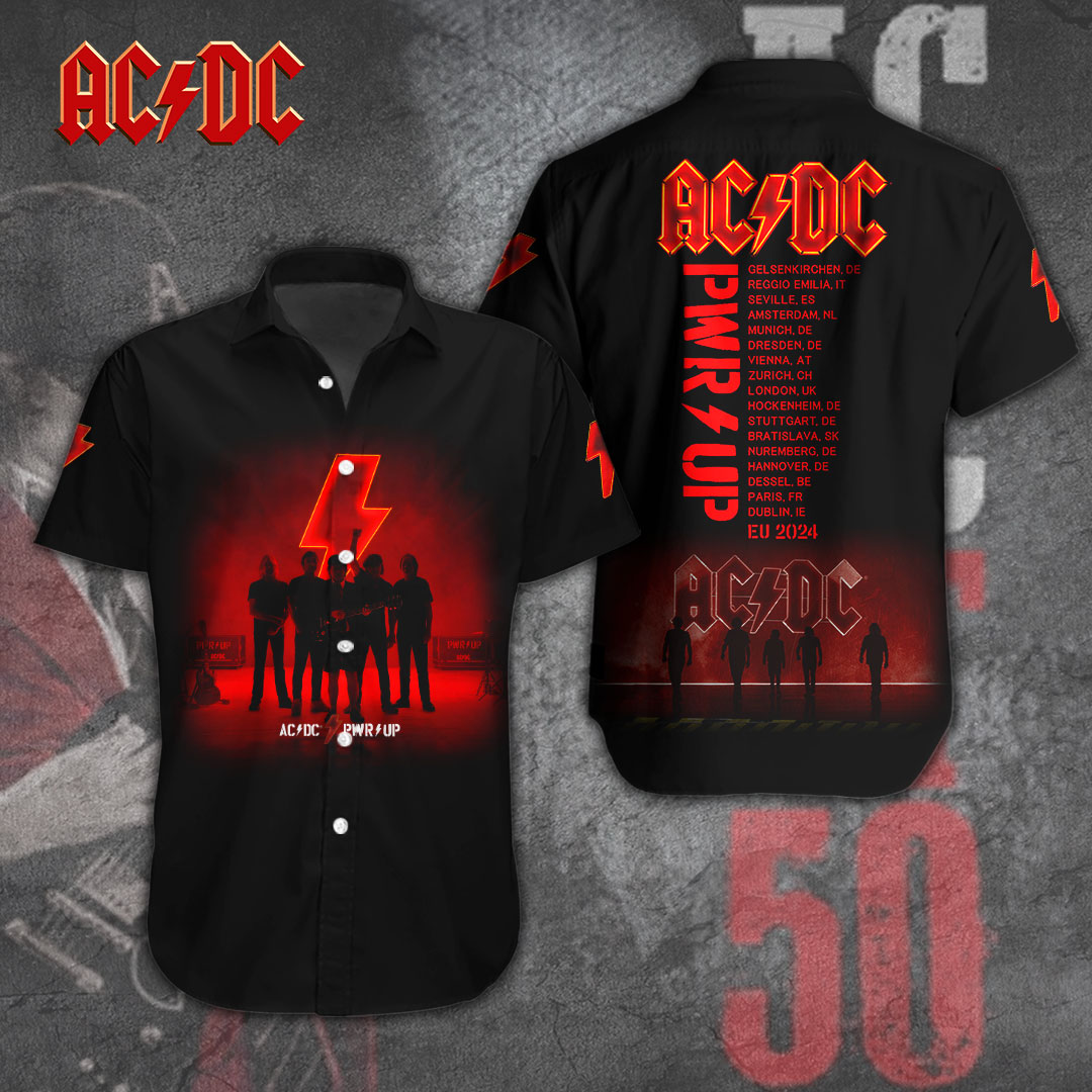 AC DC Music Hawaiian Shirt Gifts For Fans