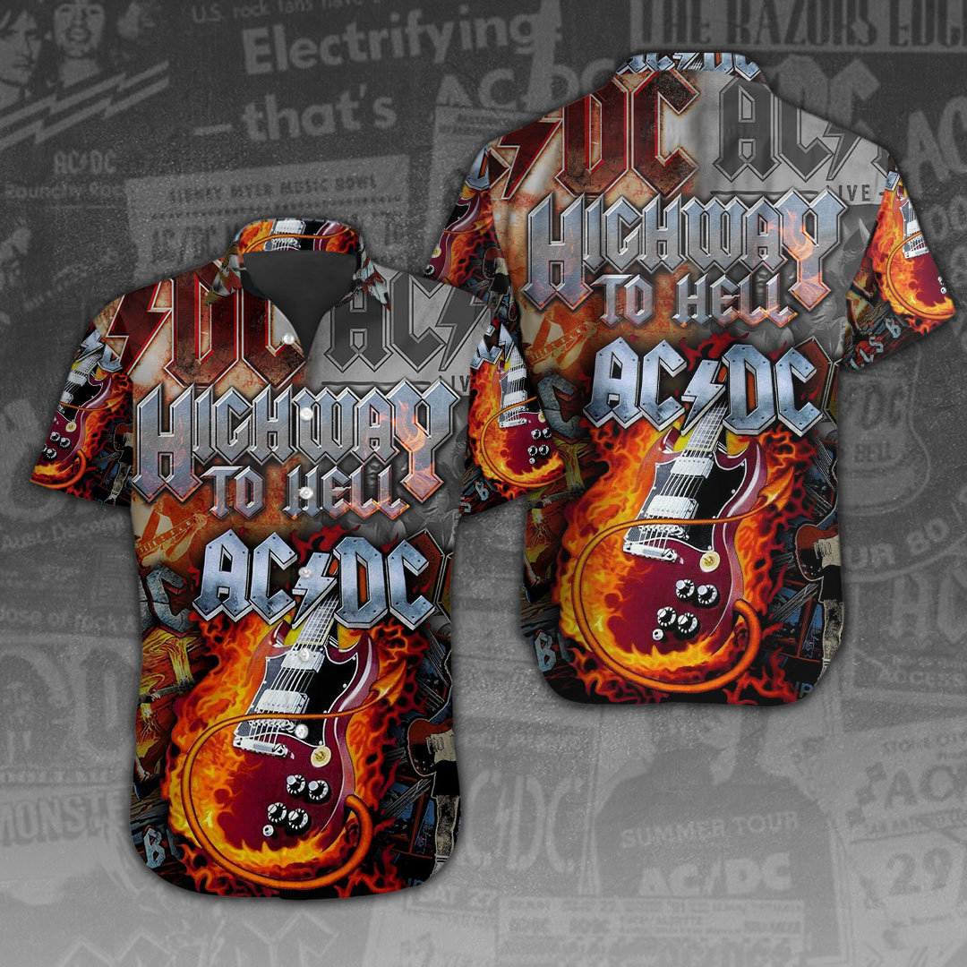 AC DC Music Hawaiian Shirt Gifts For Fans