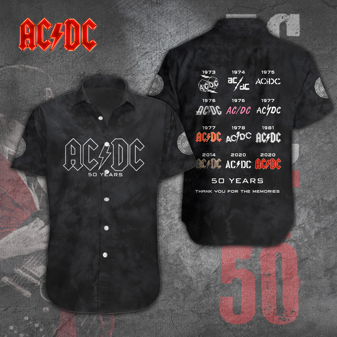 AC DC Music Hawaiian Shirt Gifts For Fans