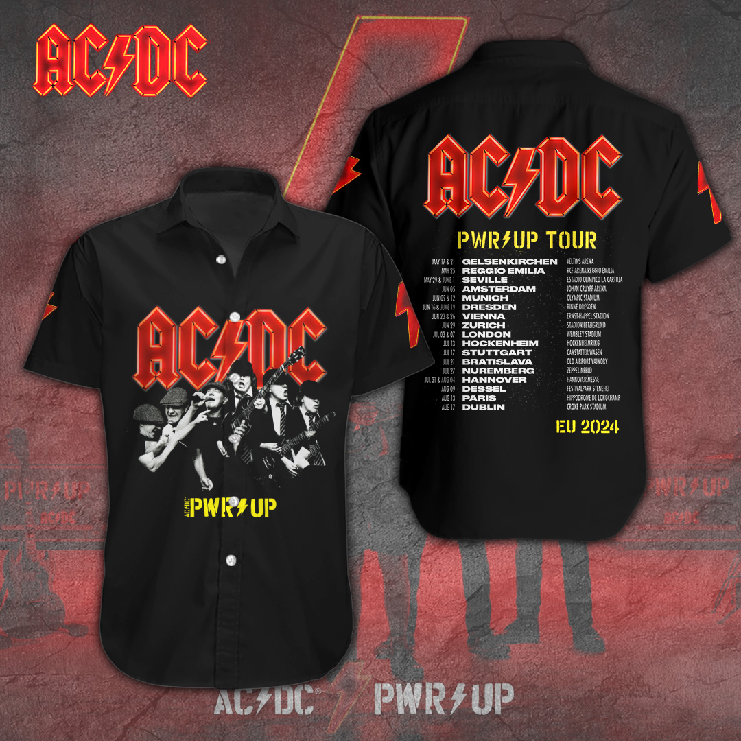 AC DC Music Hawaiian Shirt Gifts For Fans