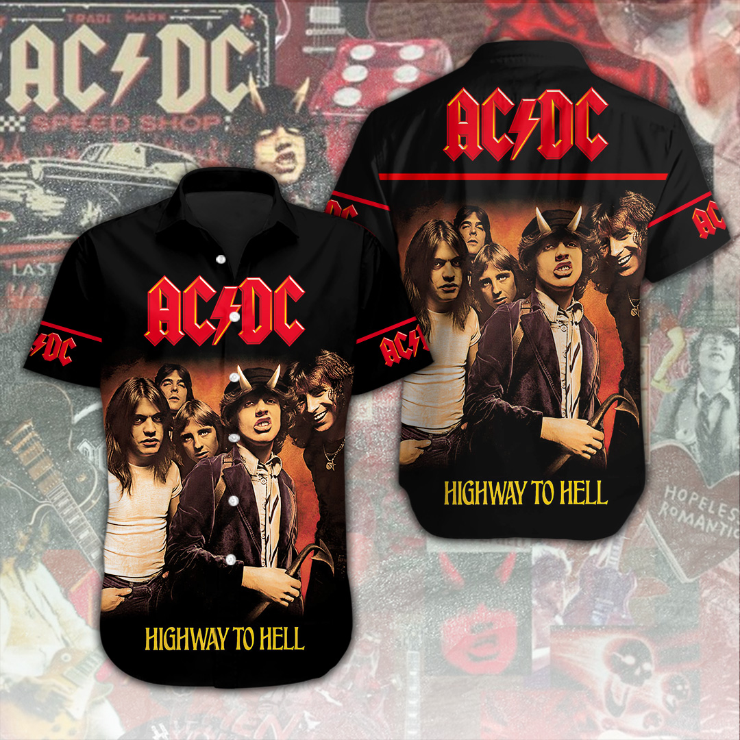 AC DC Music Hawaiian Shirt Gifts For Fans