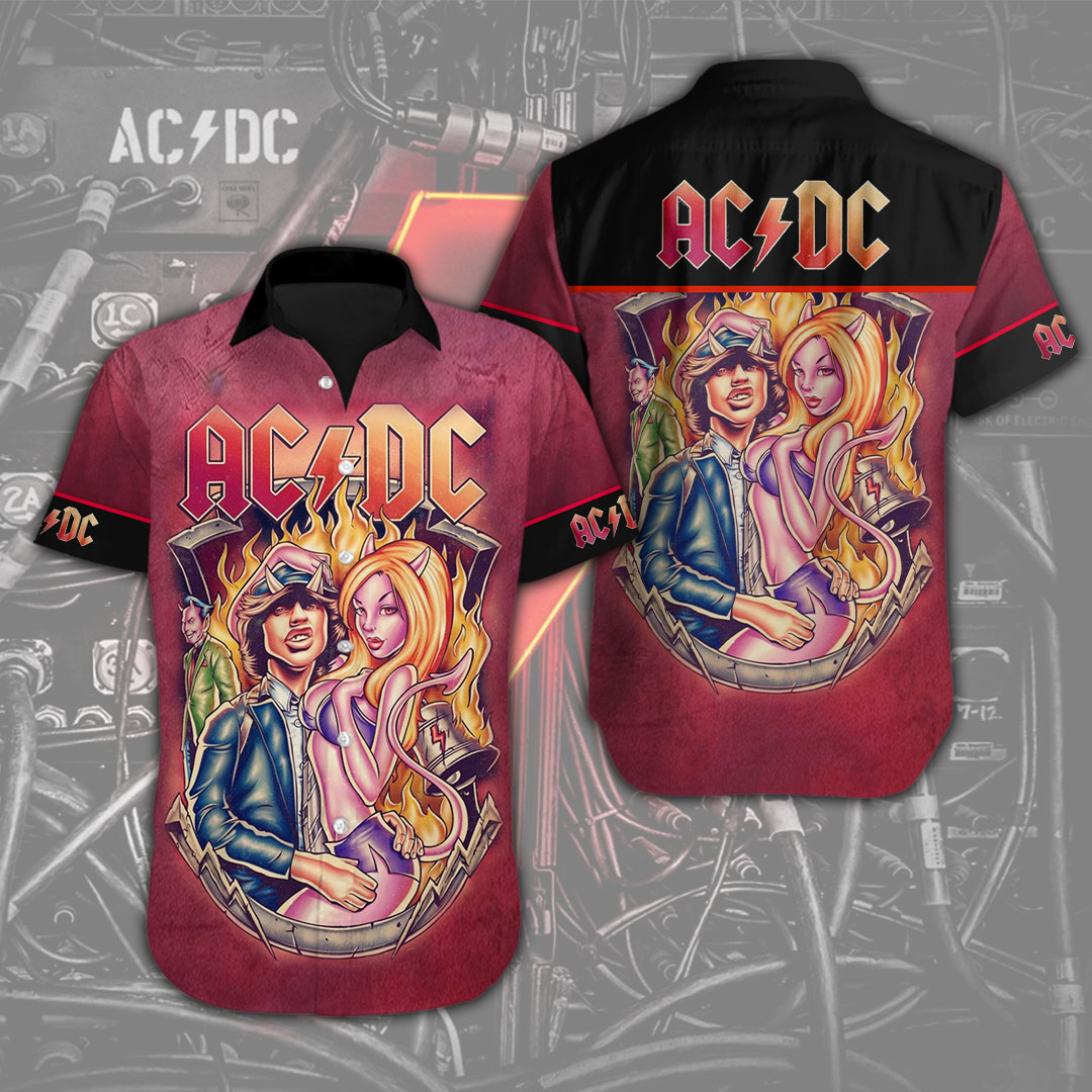 AC DC Music Hawaiian Shirt Gifts For Fans