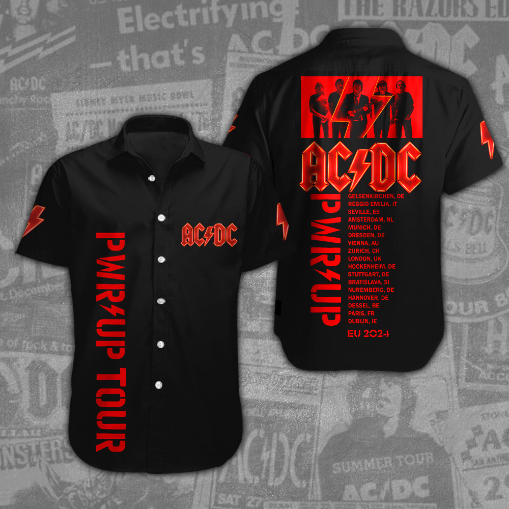 AC DC Music Hawaiian Shirt Gifts For Fans