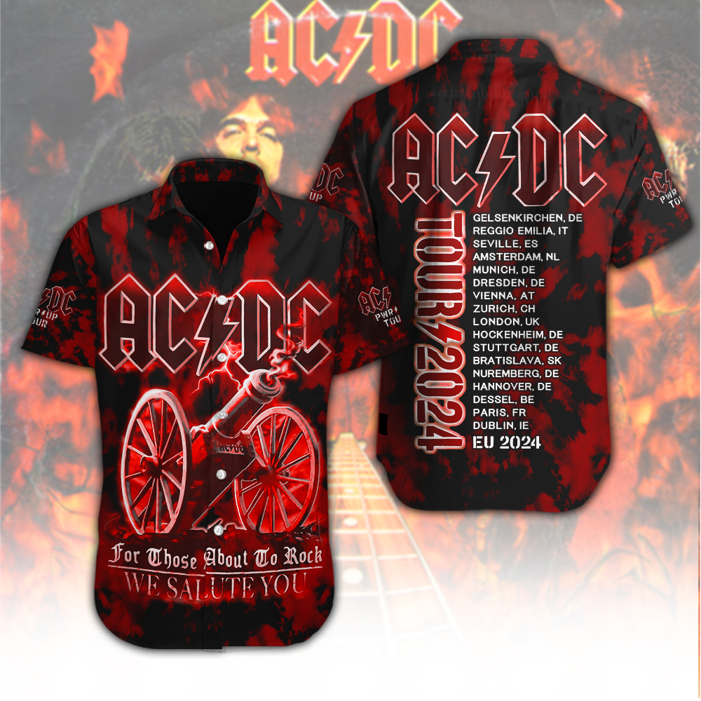 AC DC Music Hawaiian Shirt Gifts For Fans