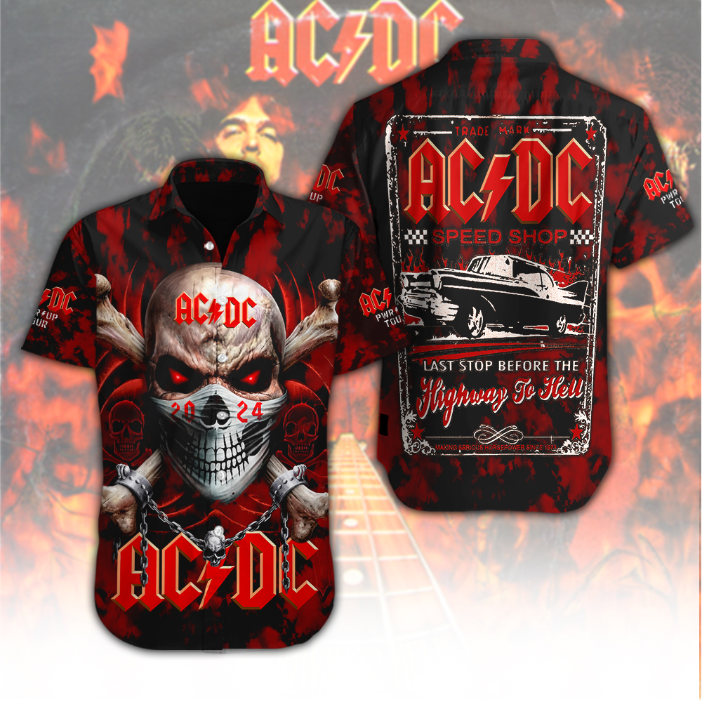 AC DC Music Hawaiian Shirt Gifts For Fans