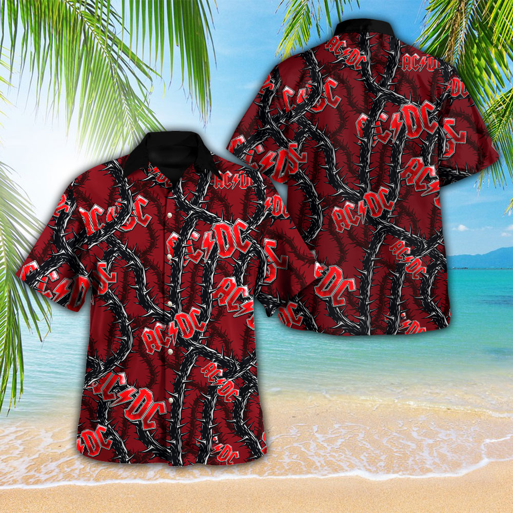 AC DC Music Hawaiian Shirt Gifts For Fans