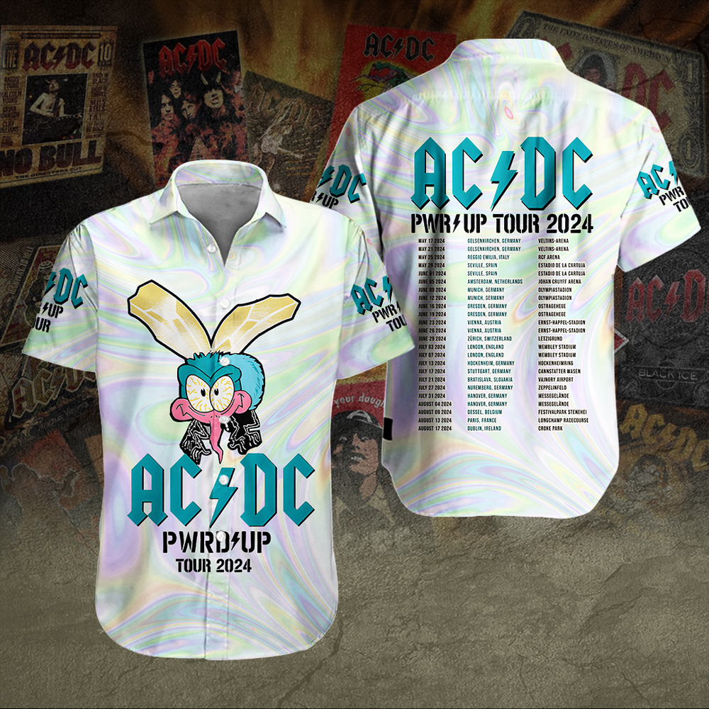 AC DC Music Hawaiian Shirt Gifts For Fans
