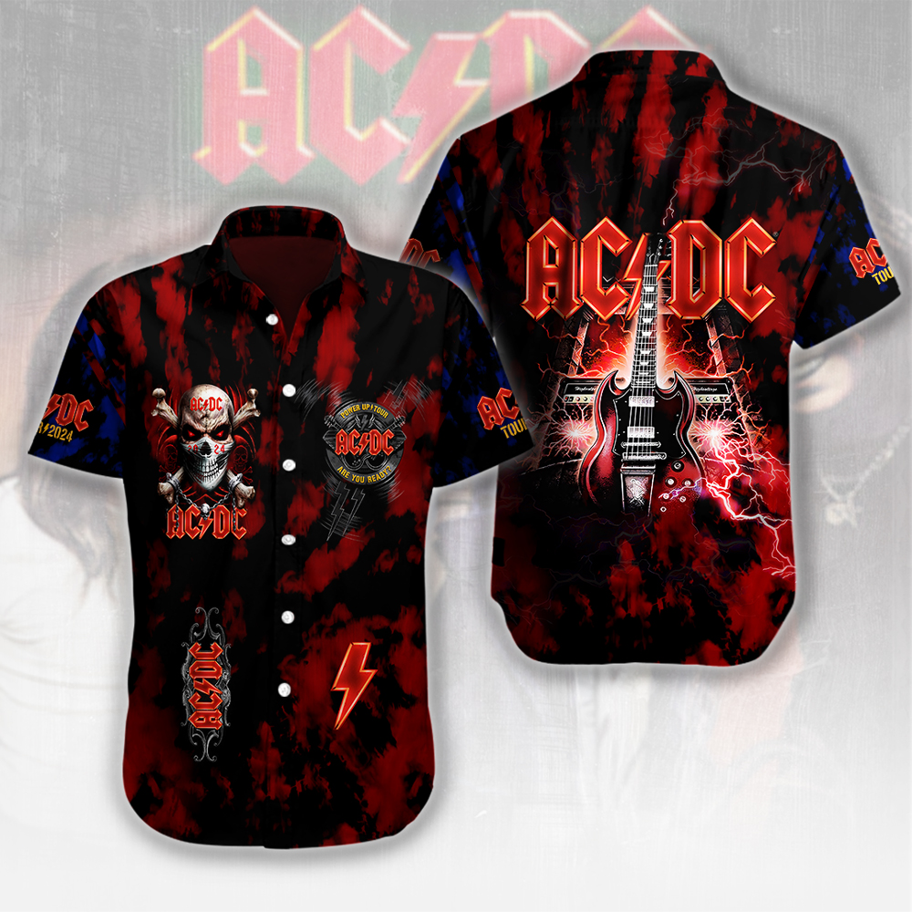 AC DC Music Hawaiian Shirt Gifts For Fans