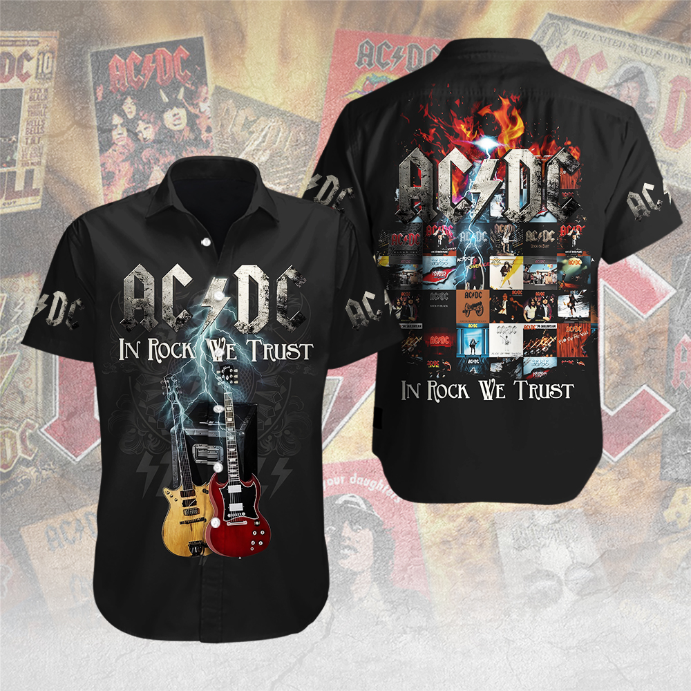 AC DC Music Hawaiian Shirt Gifts For Fans