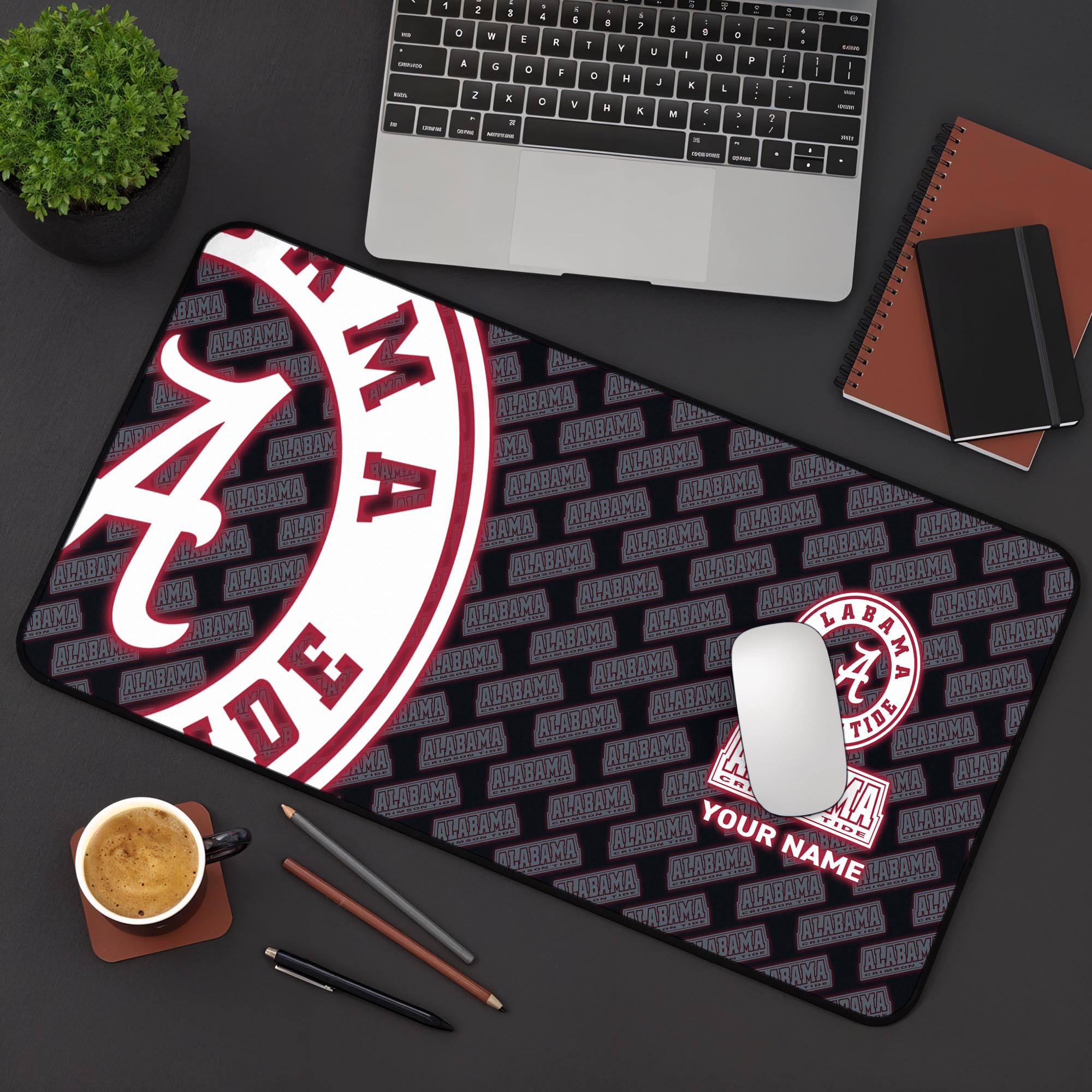 Alabama Crimson Tide 2025 Version Mouse Pad Custom Printed, Sport Team Mouse Pad, Sport Gift For Fans