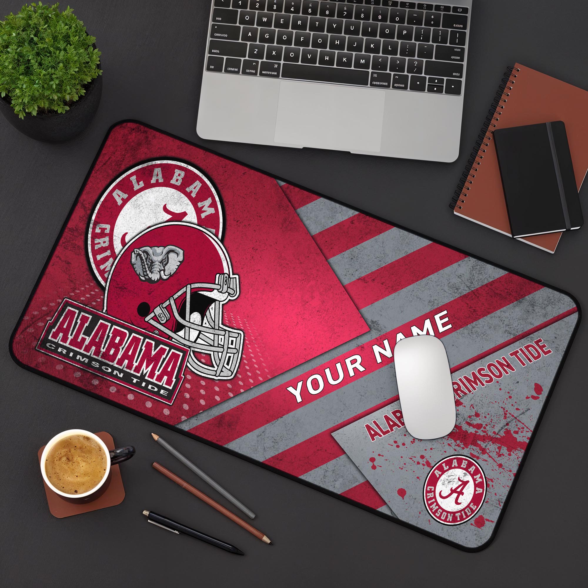 Alabama Crimson Tide 2025 Version Mouse Pad Custom Printed, Sport Team Mouse Pad, Sport Gift For Fans