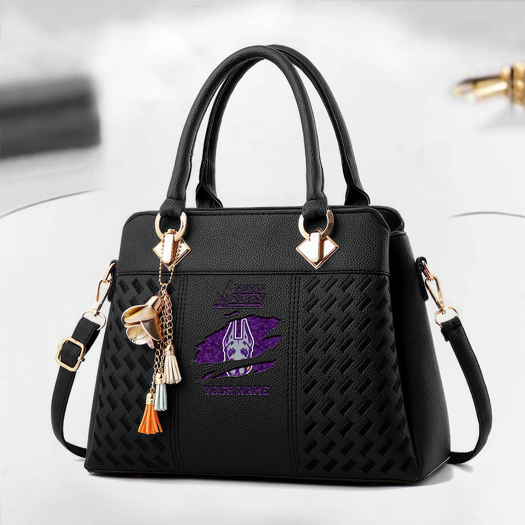 Albany Great Danes Deluxe Handbag For Women Custom Your Name 2025 Versions, Sport Deluxe Handbag