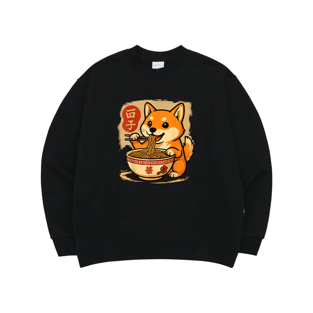 Anime Shiba Inu Eating Ramen Japanese Ramen Japan Sweatshirt