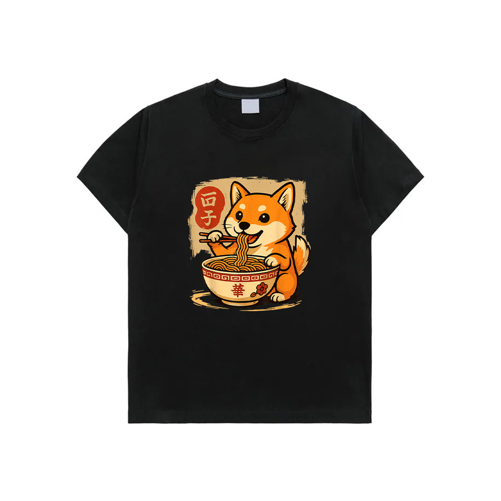 Anime Shiba Inu Eating Ramen Japanese Ramen Japan T-Shirt