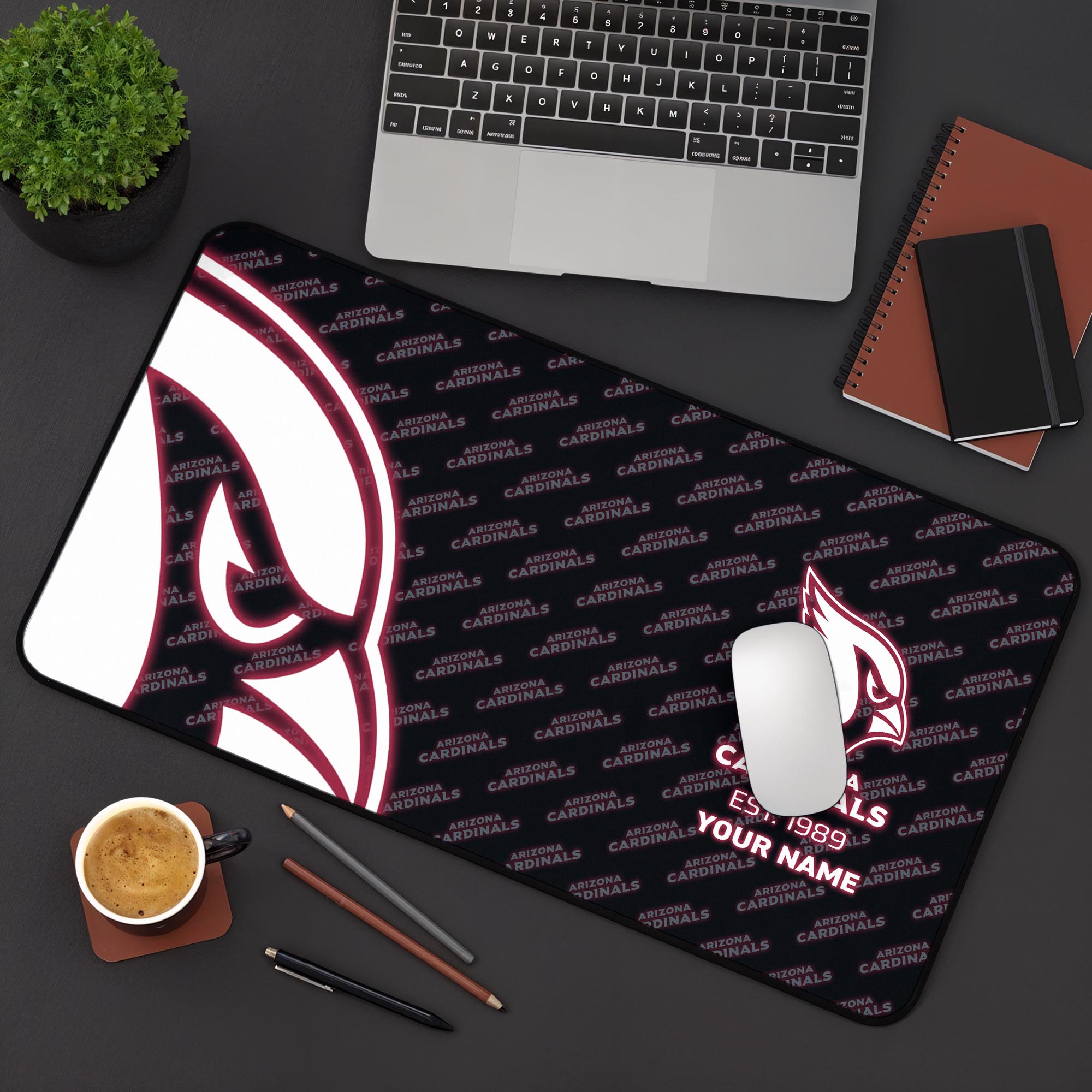 Arizona Cardinals 2025 Version Mouse Pad Custom Printed, Sport Team Mouse Pad, Sport Gift For Fans