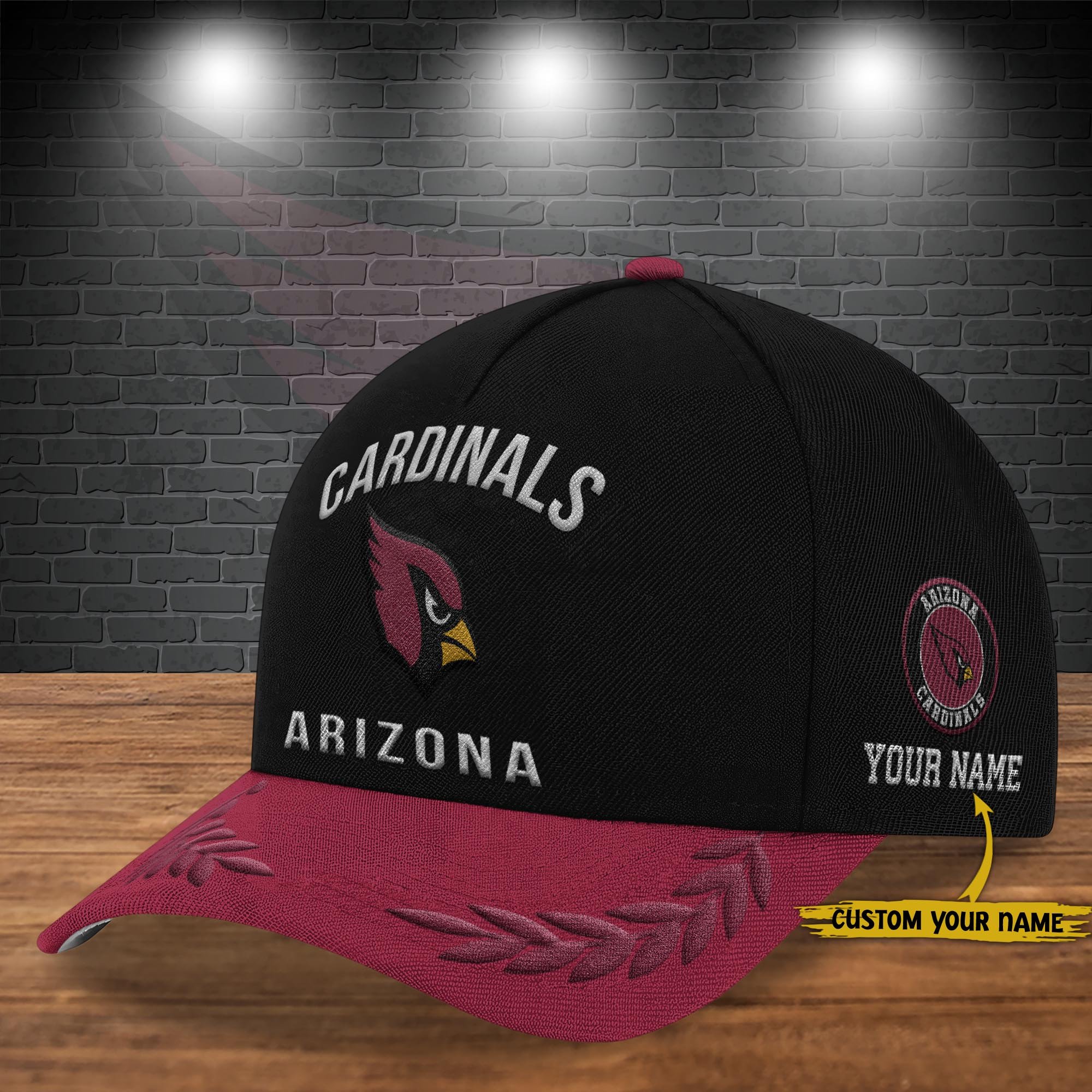 Arizona Cardinals Cap New 2025 Version Custom Your Name, Sport Team Cap, Sport Gift For Fans