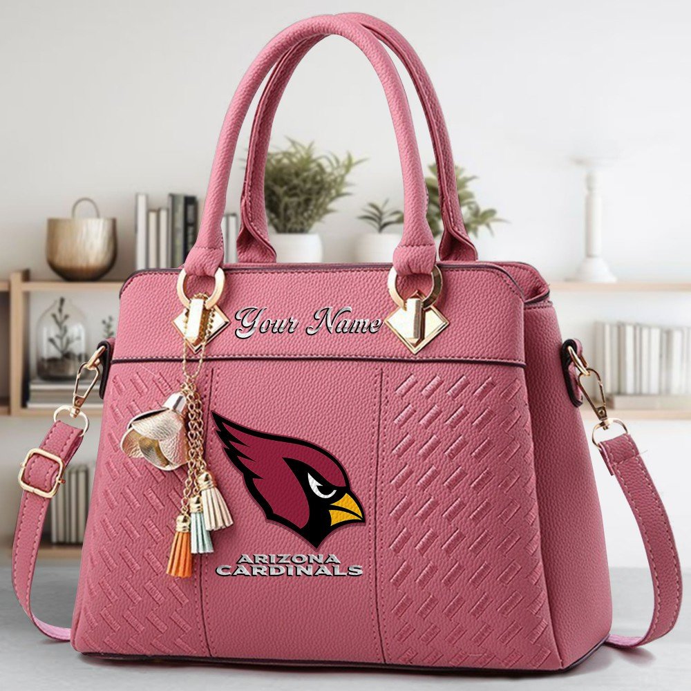 Arizona Cardinals Deluxe Handbag For Women Custom Name 2025 Versions, Sport Deluxe Handbag