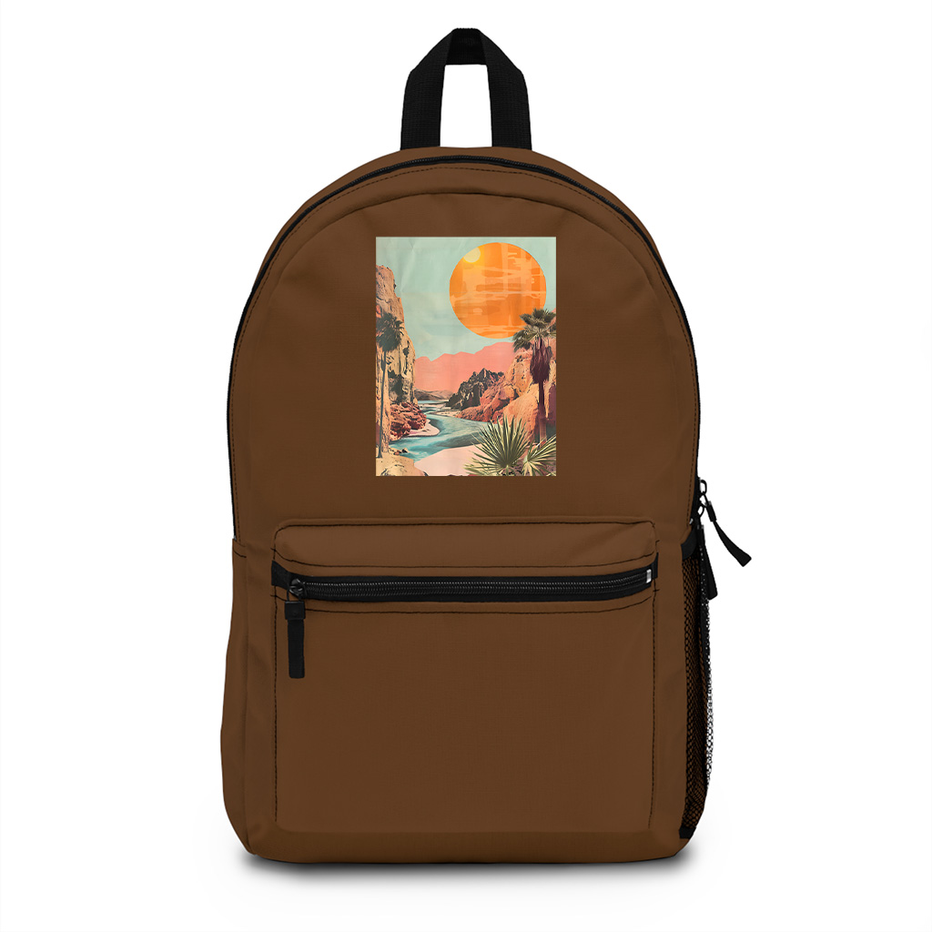 Arizona Desert Sunset Graphic Backpack - Image 4