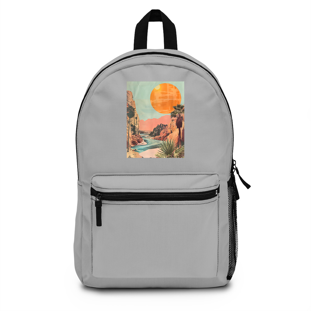 Arizona Desert Sunset Graphic Backpack - Image 5