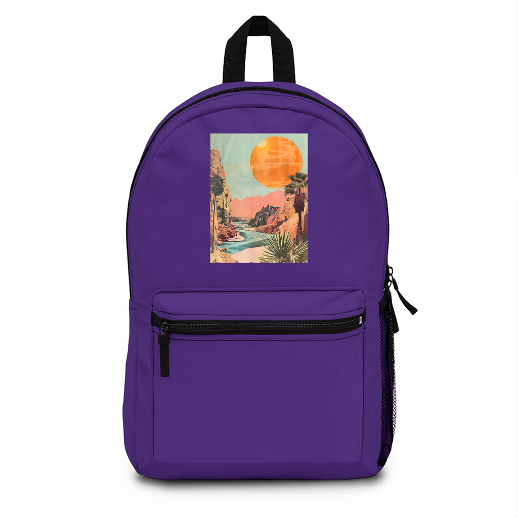 Arizona Desert Sunset Graphic Backpack - Image 6