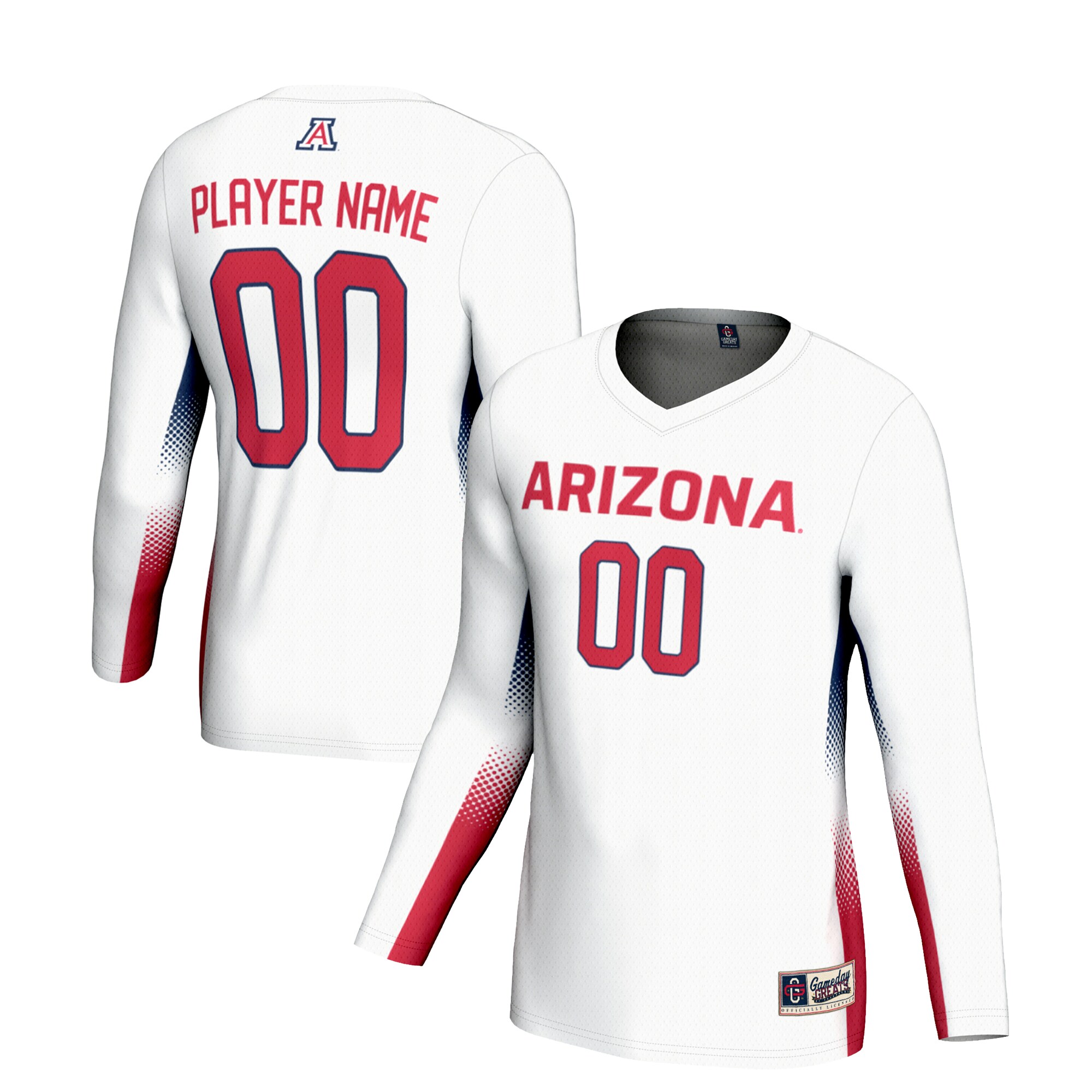 Arizona Wildcats Gameday Greats Youth Lightweight NIL Womens Volleyball Jersey - White