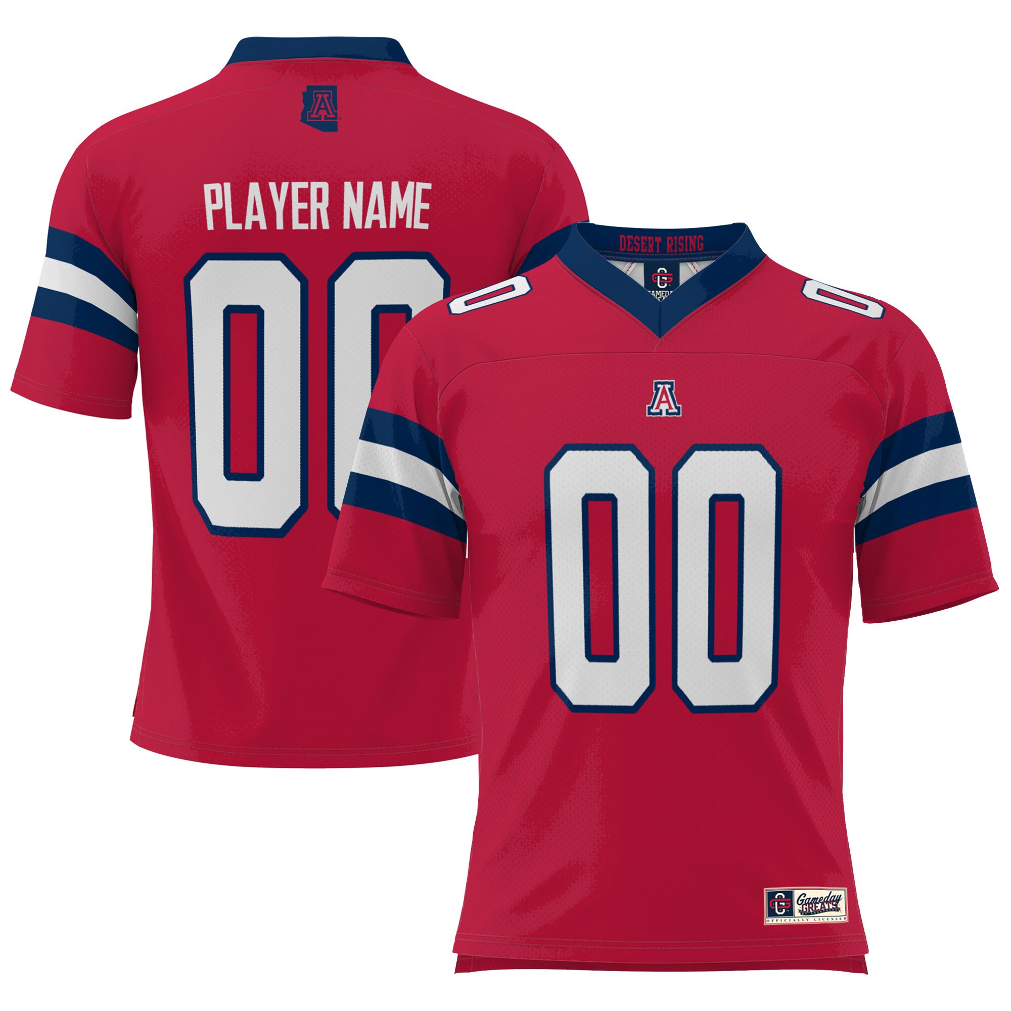 Arizona Wildcats Gameday Greats Youth NIL Pick A Player Football Jersey - Red