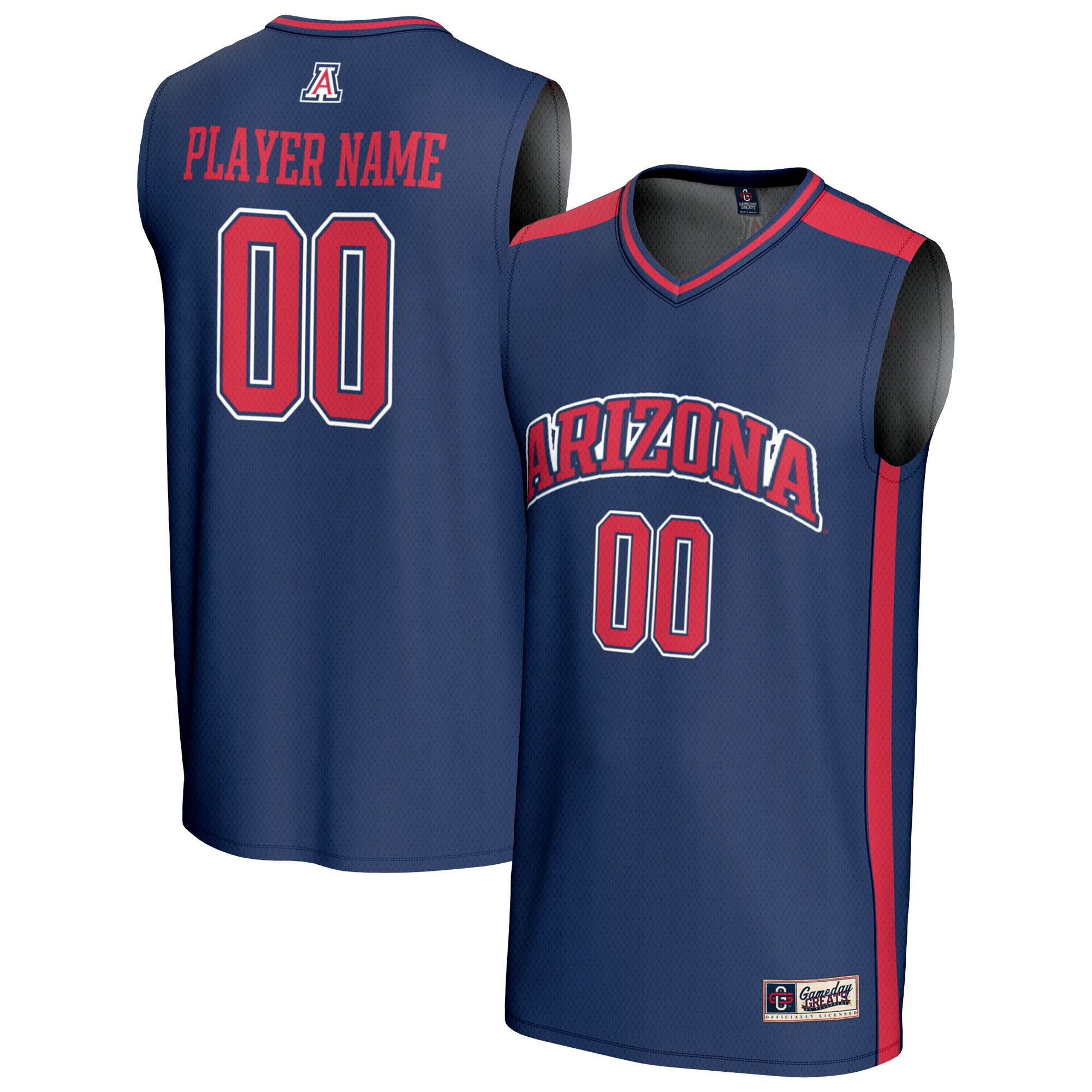 Arizona Wildcats Gameday Greats Youth NIL Pick A Player Lightweight Basketball Fashion Jersey - Navy