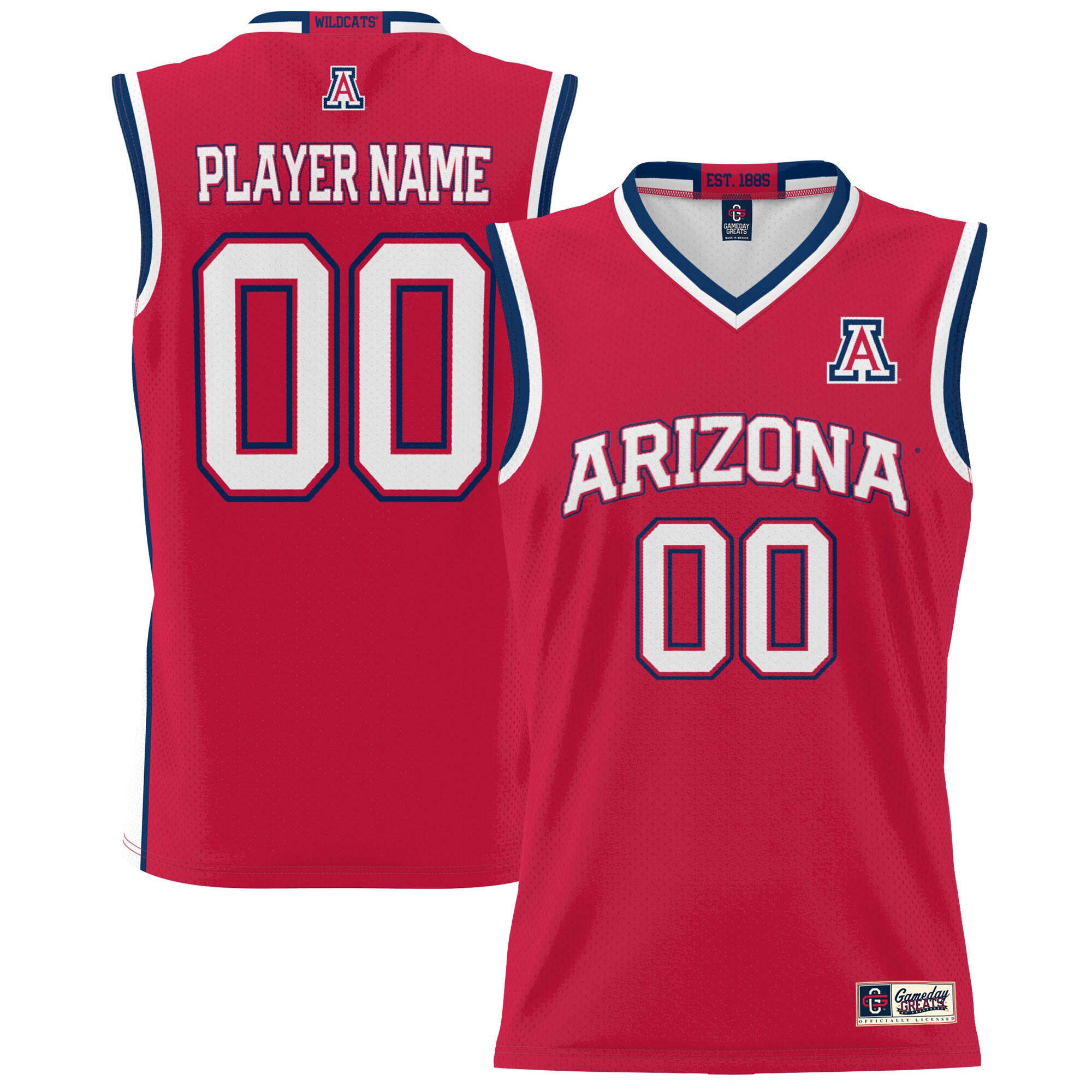 Arizona Wildcats Gameday Greats Youth NIL Pick A Player Lightweight Basketball Jersey - Red