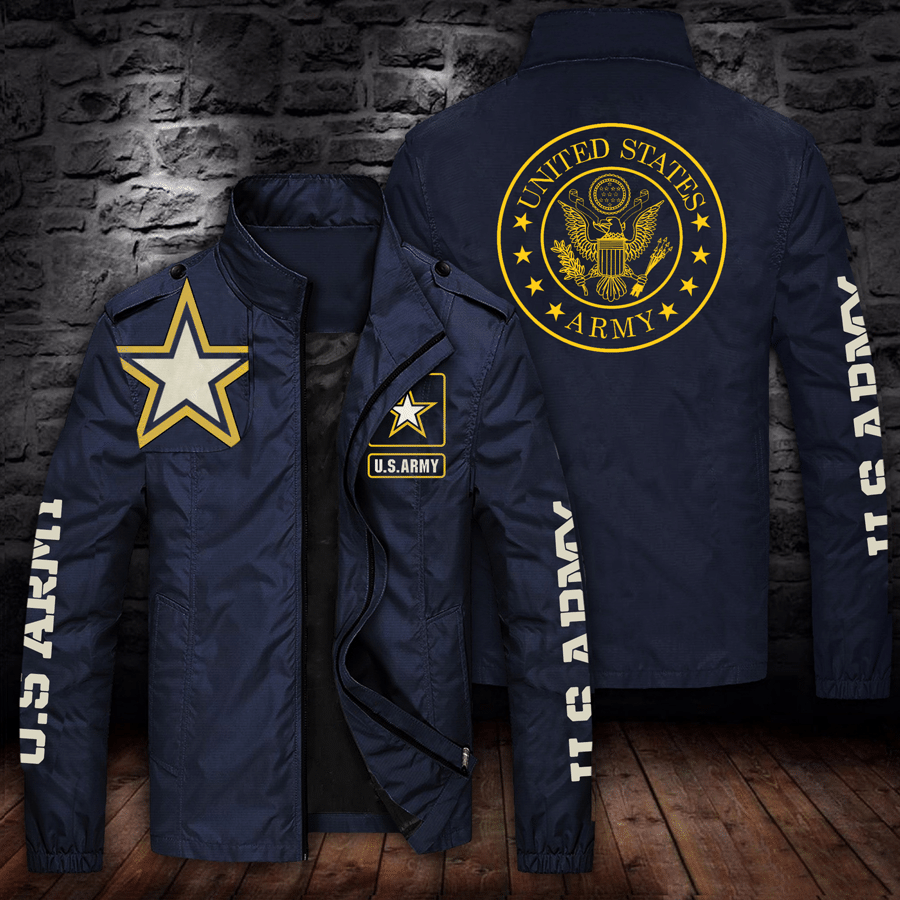 Armed Forces Windbreaker Jacket Large