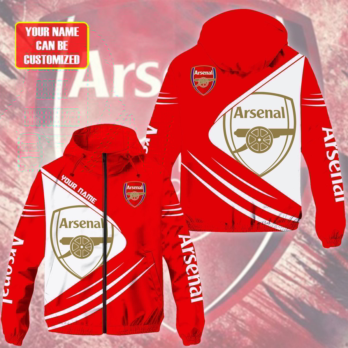 Arsenal Windbreaker Outdoor Jacket