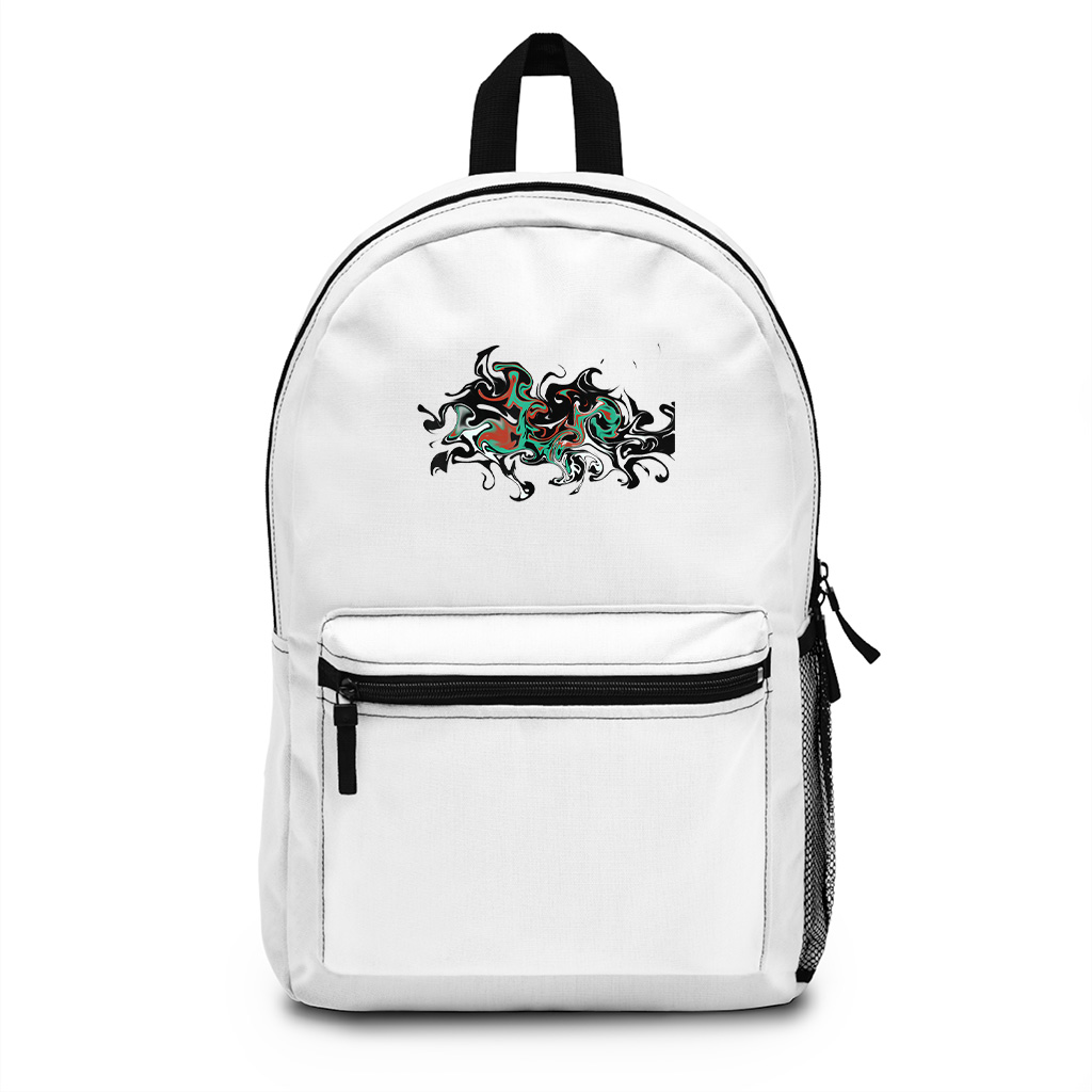 Art Freaky Hypnotic Colorful Unique Graphics Design Backpack