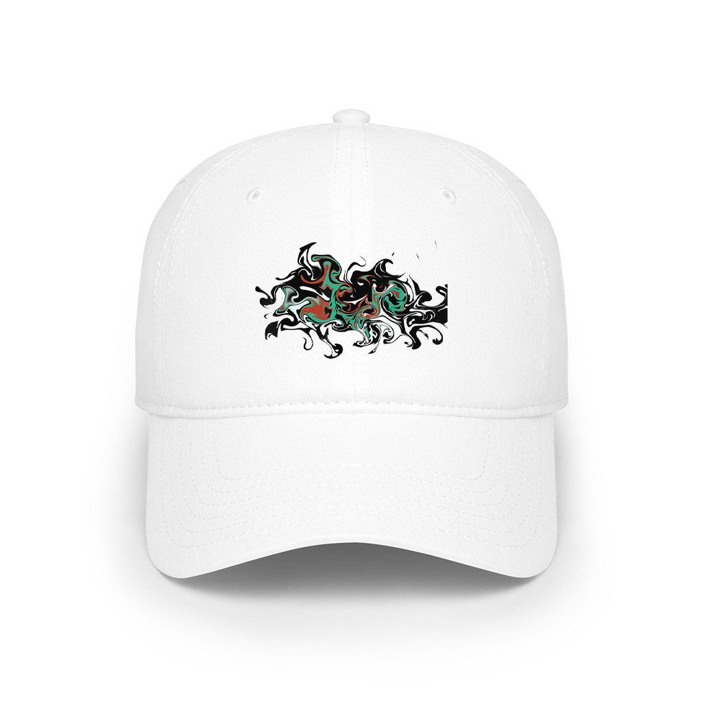 Art Freaky Hypnotic Colorful Unique Graphics Design Cap