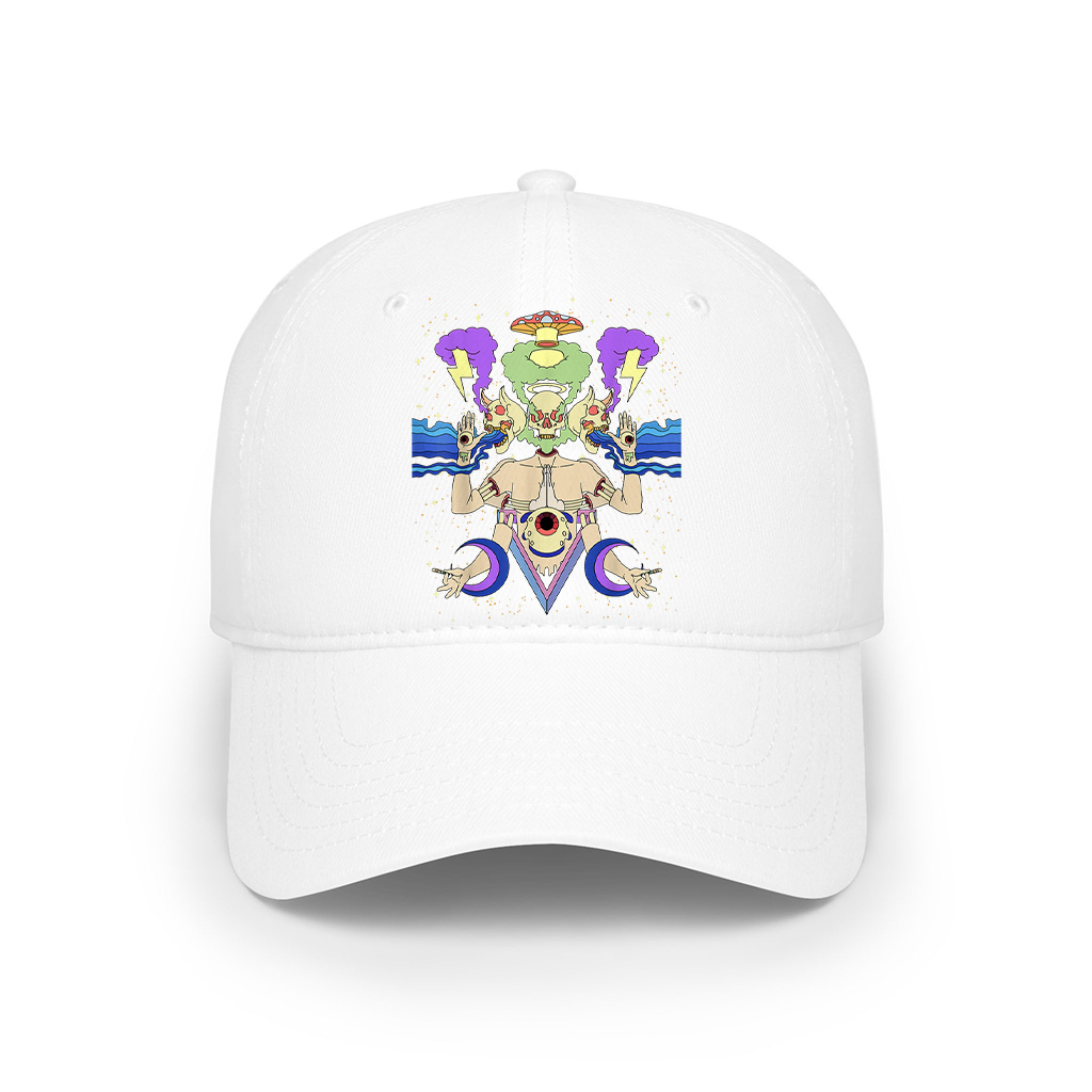 Art Sick Colorful Hippie Trippy Cap