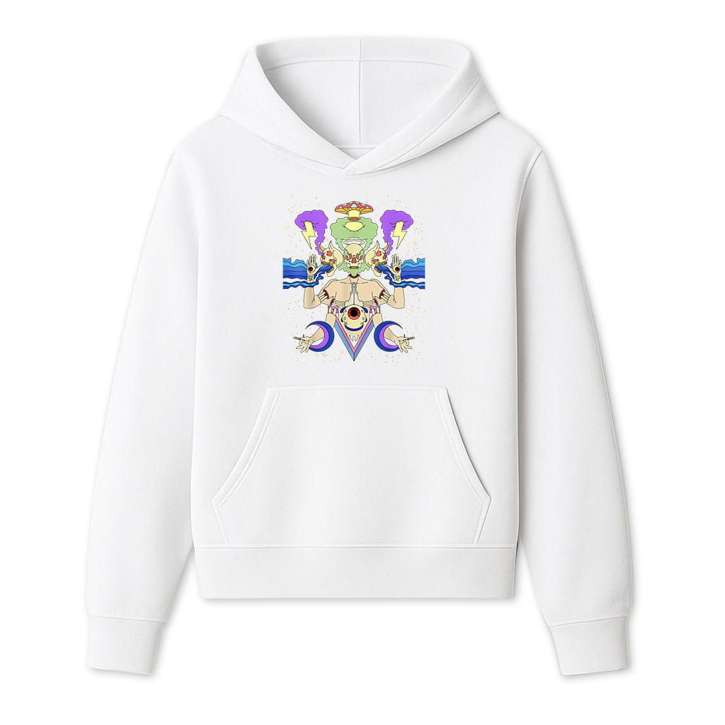 Art Sick Colorful Hippie Trippy Hoodie