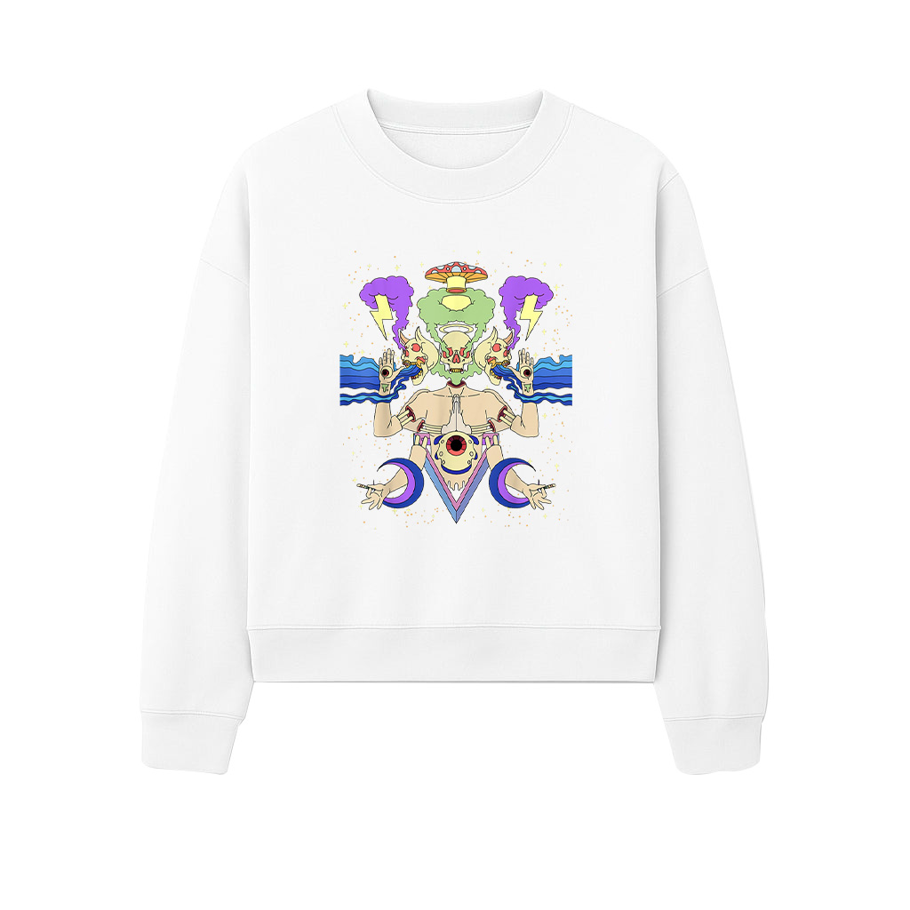Art Sick Colorful Hippie Trippy Sweatshirts
