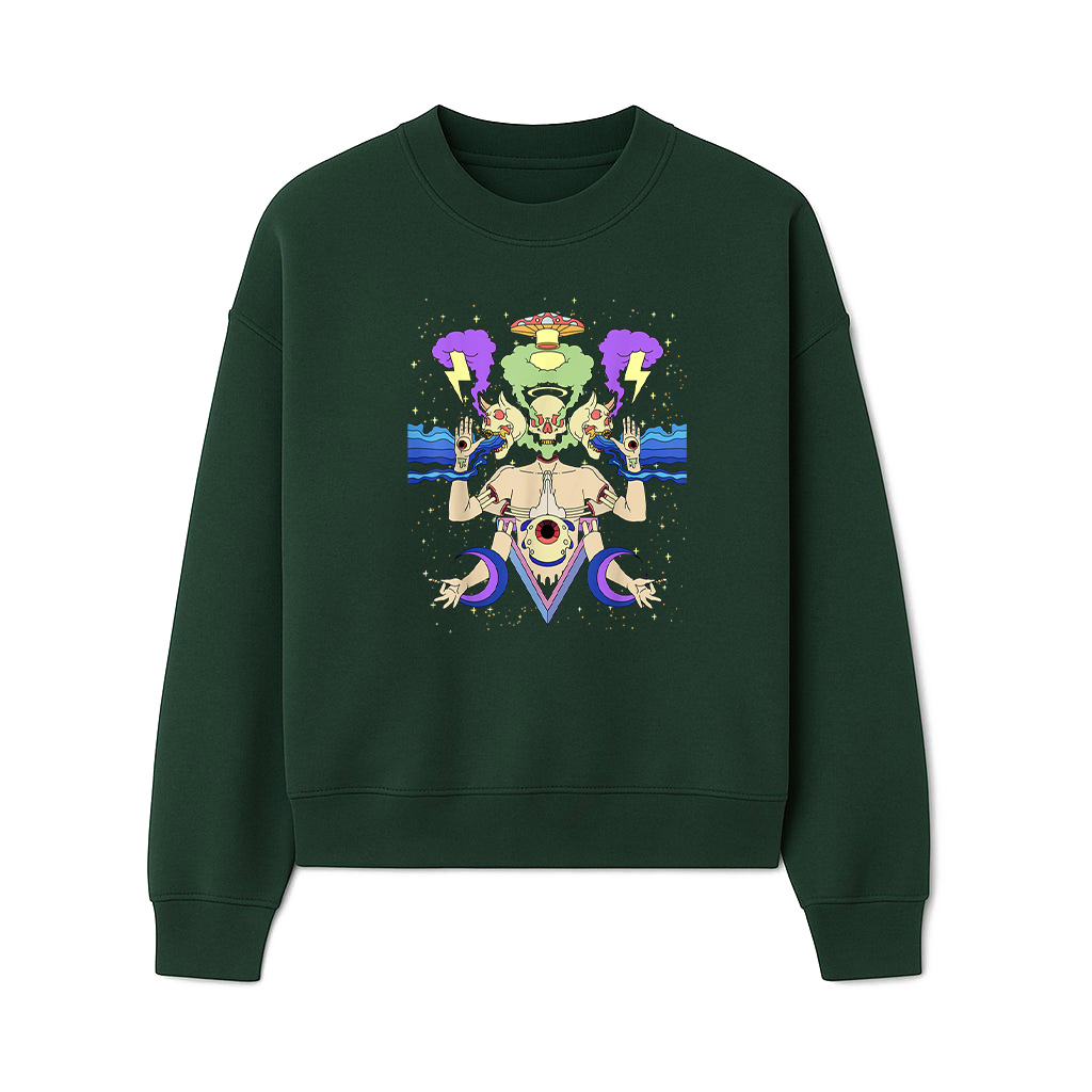 Art Sick Colorful Hippie Trippy Sweatshirts - Image 3