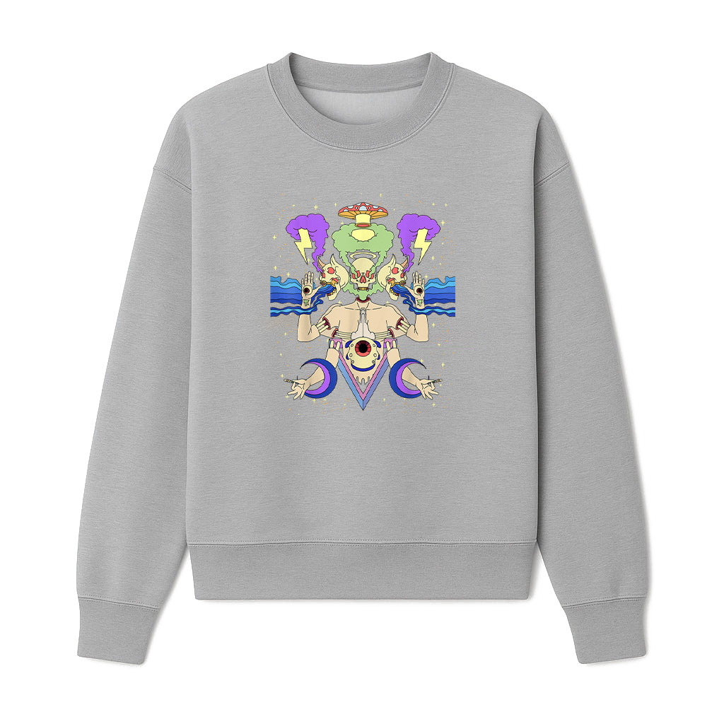 Art Sick Colorful Hippie Trippy Sweatshirts - Image 4