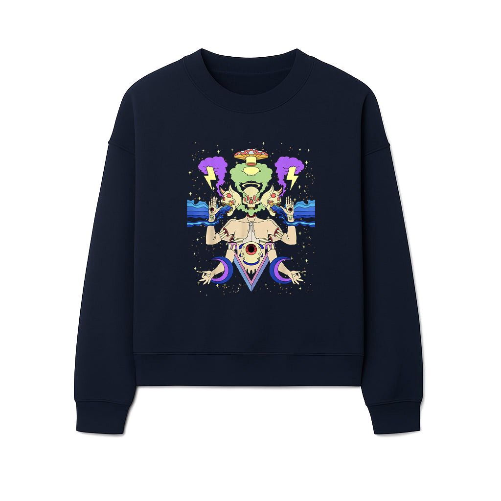 Art Sick Colorful Hippie Trippy Sweatshirts - Image 5