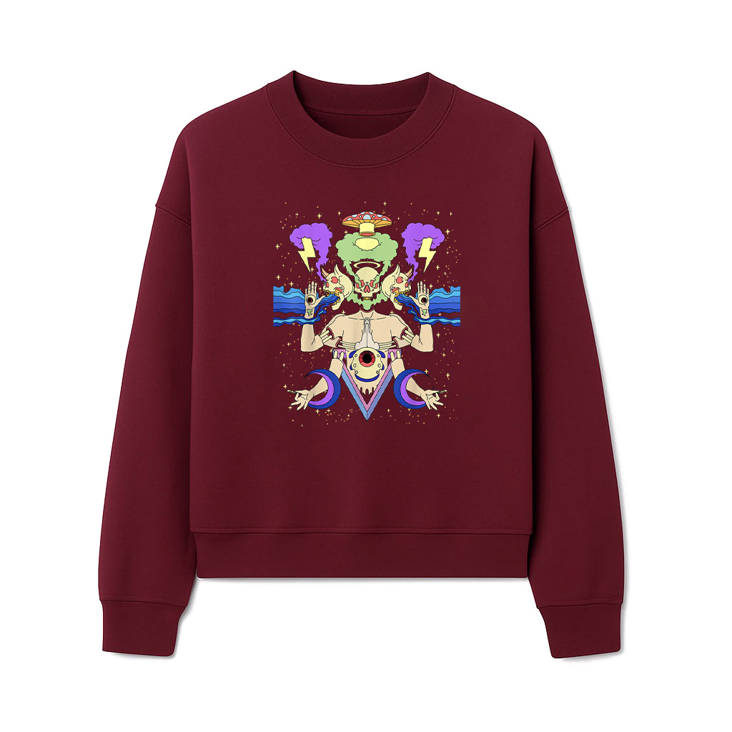 Art Sick Colorful Hippie Trippy Sweatshirts - Image 6