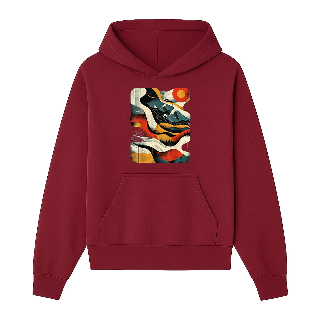 Artsy Hiker On Abstract Art Hiking Hoodie - Image 6