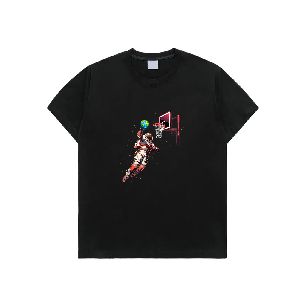 Astronaut Basketball Outer Space T-Shirt